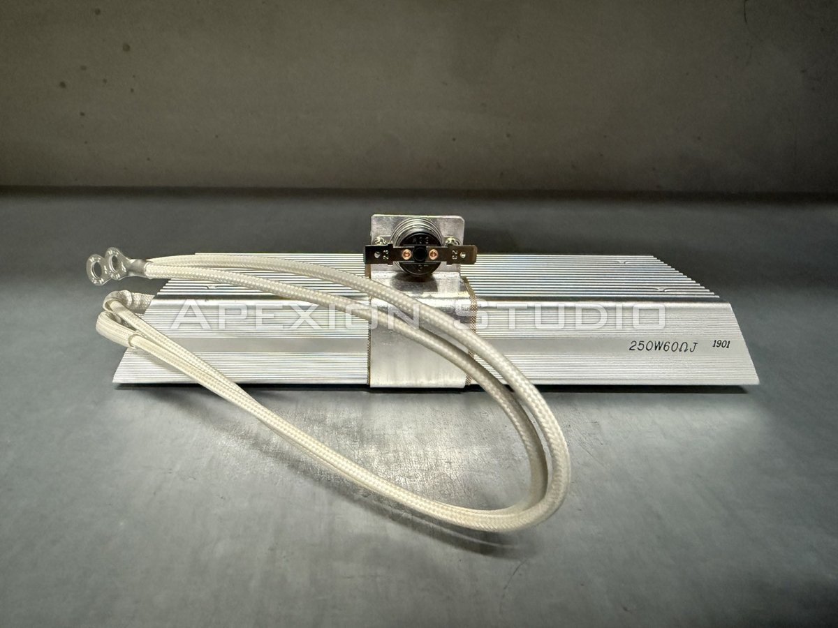 鋁質電阻附導溫環+溫度開關250W60歐姆